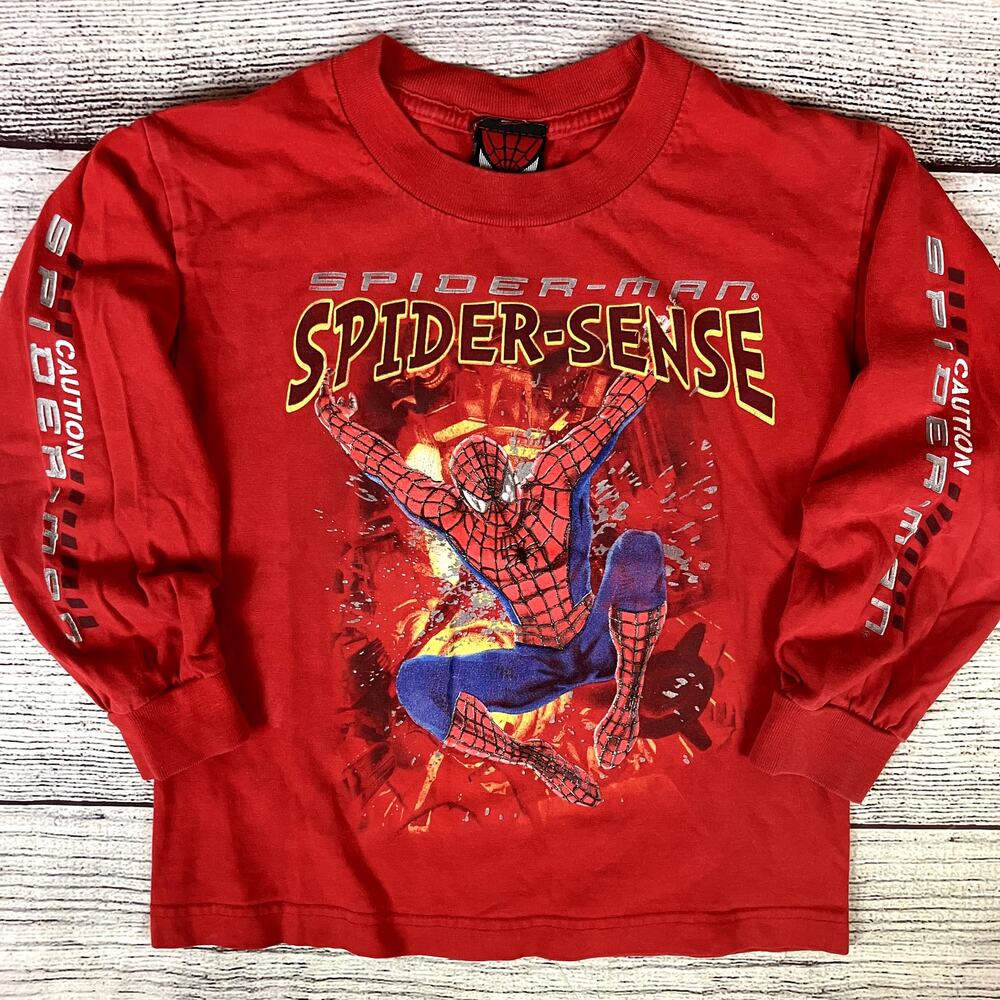 Vintage 2002 Spider-Man "Spider Sense" Long Sleeve Shirt